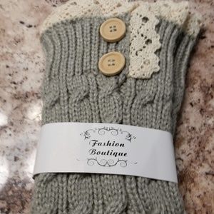 2 Pair Cute Boot Toppers